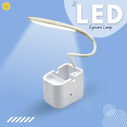 Rechargeable LED Desk Lamp with Mobile Holder,Adjustable Neck | 3 Color Mode Study Lamp-image-60