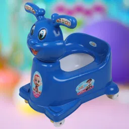 3 in1 Rabbit Potty Scooter Rider Style Baby Potty Seat with Wheels and Removable Tray with Cover for Kids, Comfortable Soft Plastic Handle Bar For Babies Potty Seat-image-43