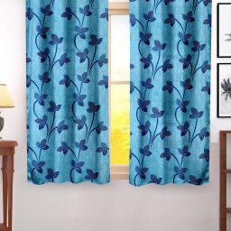 150 cm (5 ft) Polyester Semi Transparent Window Curtain (Pack Of 2)-image-31