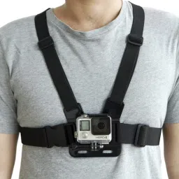 MMPRO Strap Chest Mount Harness Chesty Compatible with GoPro Hero and all mobiles. Strap-40