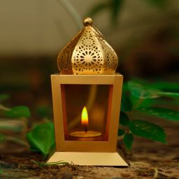 Yellow Iron Hanging Lantern-31