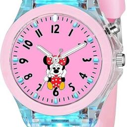 Glowing Light Mini Mouse Analog Watch - For Boys & Girls Glowing Unicorn-image-25
