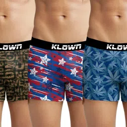 Pack of 3 Printed Men Trunk-image-2