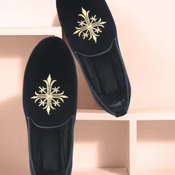 BAESD Boys Embellished Round Toe Loafers-86