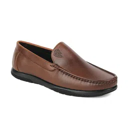 BRATVA Men Comfort Insole Square Toe Loafers-image-35