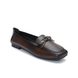 Zoom Shoes Women Bow Detail Lightweight Comfort Insole Leather Loafers-image-68