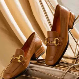 Saint G Women Textured Leather Loafers-image-25