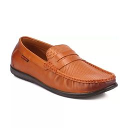 Red Chief Men Textured Leather Formal Loafers-image-24