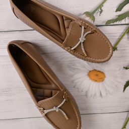 Jove Women Round Toe Lace-Ups Loafers-picture-57