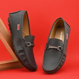 Killer Men Square Toe Lightweight Horsebit Loafers-picture-19