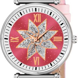 Analog Watch - For Women Jolly Star Dial Leather Strep Analog Watch For Girls and Women-image-93