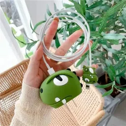 WEI INTERNATIONAL Compatible for iPhone Charger Cover for 18-20W Full Protection CASE DINOSAUR Cable Protector-image-36