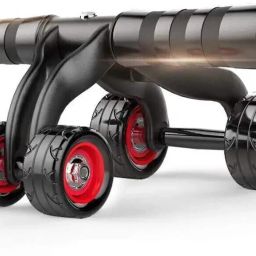 Automatic Rebound Design 4 Wheel Ab Roller with Knee Mat - Abdominal Workout Ab Exerciser-image-87