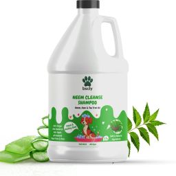 Neem Cleanse Dog Shampoo, Moisturizes & Heals Skin Allergy Relief with Neem, Aloe and Tea Tree Oil Dog Shampoo-image-3