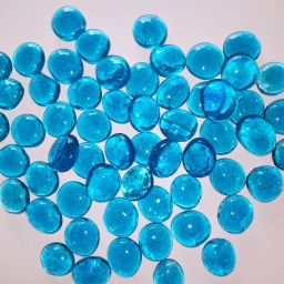 Pebble Stone Glossy Finish Decorative Shiny Glass Pebbles for Aquarium, Vase Filler, Home, Garden & Outdoor Decoration Polished, Regular Oval, Oval Crystal Pebbles-image-97