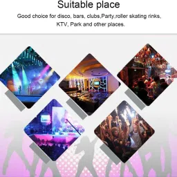 voltegic Flash Strobe Light Rave Stage Lighting Projector Effect Shower Laser Light image 4