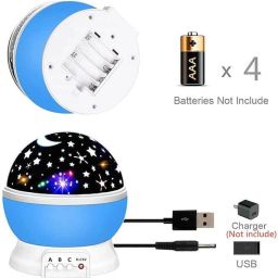 Star Master Night Lamp with Colour Rotation (Multicolor)nmp7 Table Lamp-image-64