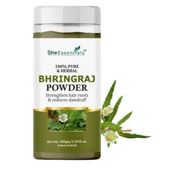 She Essentials Natural Bhringraj Powder For Dandruff - 100g-10