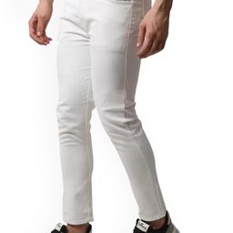LINARIA Men Classic Tapered Fit Slash Knee Stretchable Jeans-picture-6