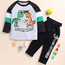 YK Boys Printed T-shirt with Trousers-picture-44