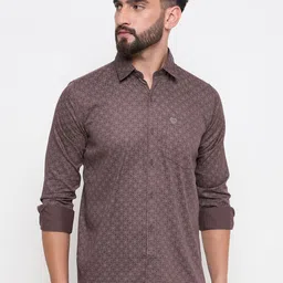 Duke Men Slim Fit Opaque Printed Casual Shirt-picture-11