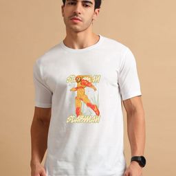 Enciger Men Printed Applique T-shirt-image-98