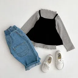 LULU & SKY Striped Top-32