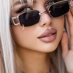Trunks Unisex Rectangle Sunglasses with UV Protected Lens image 5