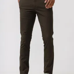 Basics Men Straight Leg Tapered Fit Trousers-image-31