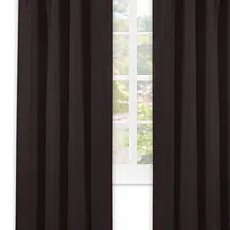Parda Online Brown Black Out Door Curtain-image-41