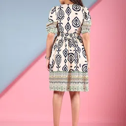 V-Mart Abstract Printed Fit & Flare Midi Dress image 4