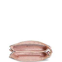 GUESS Printed PU Structured Shoulder Bag with Cut Work image 2