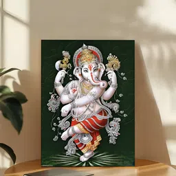 Art Street Black & Green 1 Piece Canvas Religious Wall Paintings-image-41