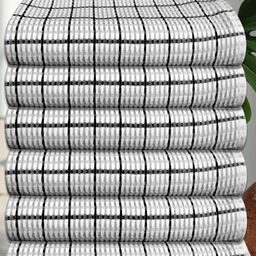 Athom Living Grey & Black 5 Striped Cotton 210 GSM Bath Towel-picture-23