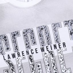 Ginie Boys Typography & All Over Stripe Printed Breathable Tshirt image 3