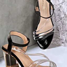 Smart & Sleek Women Block-Heeled Sandals-image-90