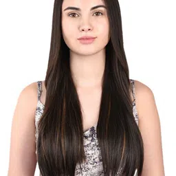 Milano Treasures Set of 6 Clip-in Side Patches Hair Extension - Mixed Brown-57