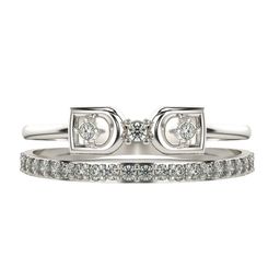 VALANOVA White Gold Plated Sterling Silver Certified 0.25 Ct Lab Grown Diamond Ring-image-95