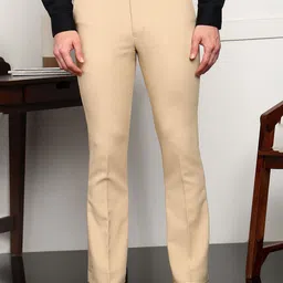 encore by INVICTUS Men Regular Fit Formal Trousers-image-75