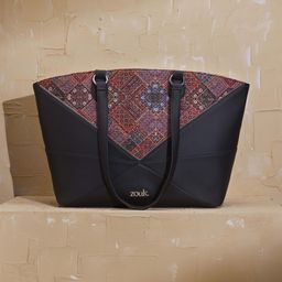 ZOUK Women Abstract Printed Structured Shoulder Bag-7