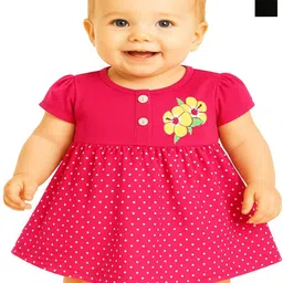 KidzzCart Girls Pack of 2 Polka Dot Print Fit & Flare Dress-picture-16