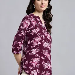 THE FAB FACTORY Women Pack Of 2 V-Neck Floral Printed Top-picture-44