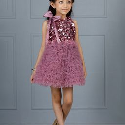 The Lush Affair Girls Embellished A-Line Dress-picture-44