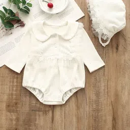 Ju Ju Jam Infant Girls Striped Bodysuit With Hat-image-49
