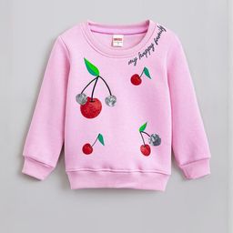 Hopscotch Girls Cherry Printed Sweatshirt-picture-39