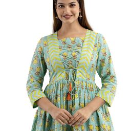 DMP FASHION Floral Print Cotton Empire Top-picture-42
