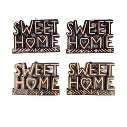 apka mart Brown & Black Set of 4 Key Holder Wall Hanging-picture-36