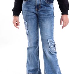 ARIAS By LARA DUTTA Girls Mildly Distressed Heavy Fade Jeans-picture-17