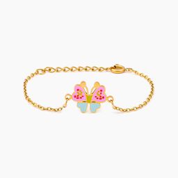 SWASHAA Girls 18KGold-Plated Charm Bracelet-image-69