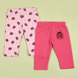 V-Mart Girls Infants Pack Of 2 Printed Lounge Pants-picture-34